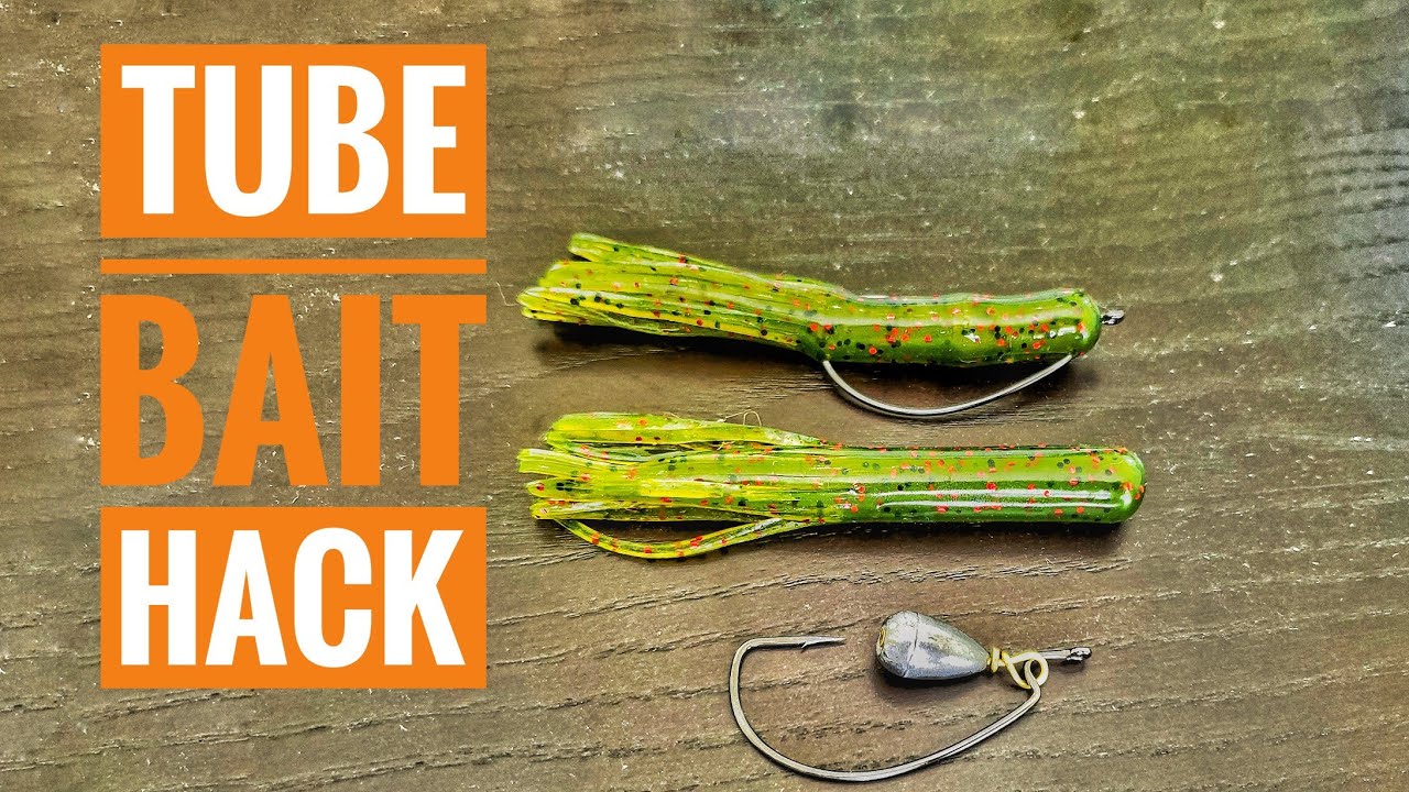 ▻TUBE JIG HACK ◅ Fishing Tip For How To Nose Rig A Tube Jig To Catch More  Fish