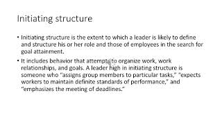 chapter 12, Leadership part 1 video OB, For MPA 2 Morning by Sara Omair Bucha
