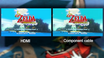 WiiU: HDMI vs. Component cable | Comperisson (4k)