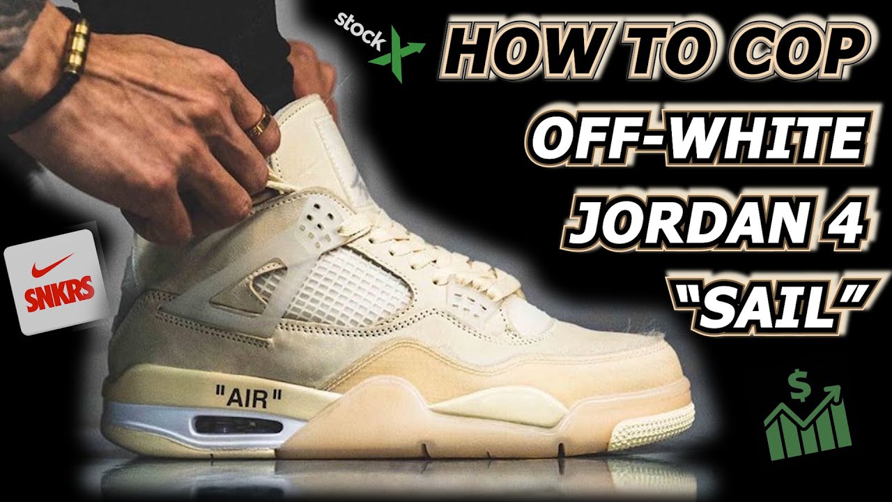 jordan 4 off white resale