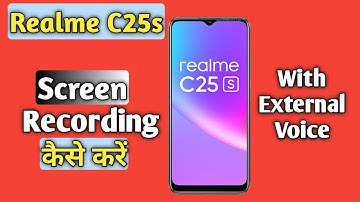 How To Screen Recording in Realme C25s | Realme C25s में Screen Recording कैसे करें | AksTech4u