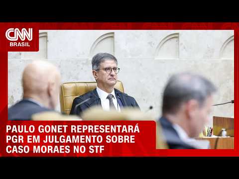 Apesar de citado, Gonet representará PGR em julgamento sobre caso Moraes | LIVE CNN