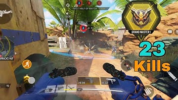 *NEW* 23 KILLS DUO V SQUARD COD MOBILE MP RANKED GAMEPLAY IN GRAND MASTERS RANK | FILMY PLAYS