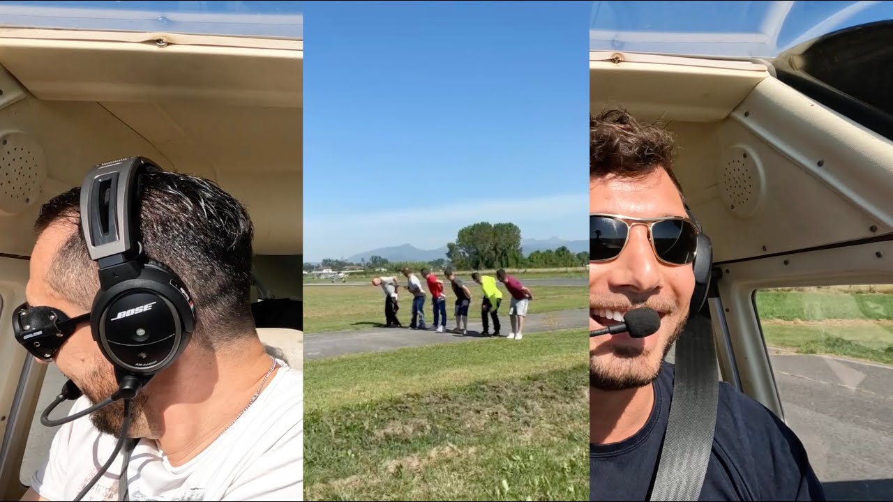 Giro d’Italia in Volo con un P92 – Parte 1: Lucca - Salerno