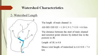 CIVL341 Lec8 Watershed Characteristics