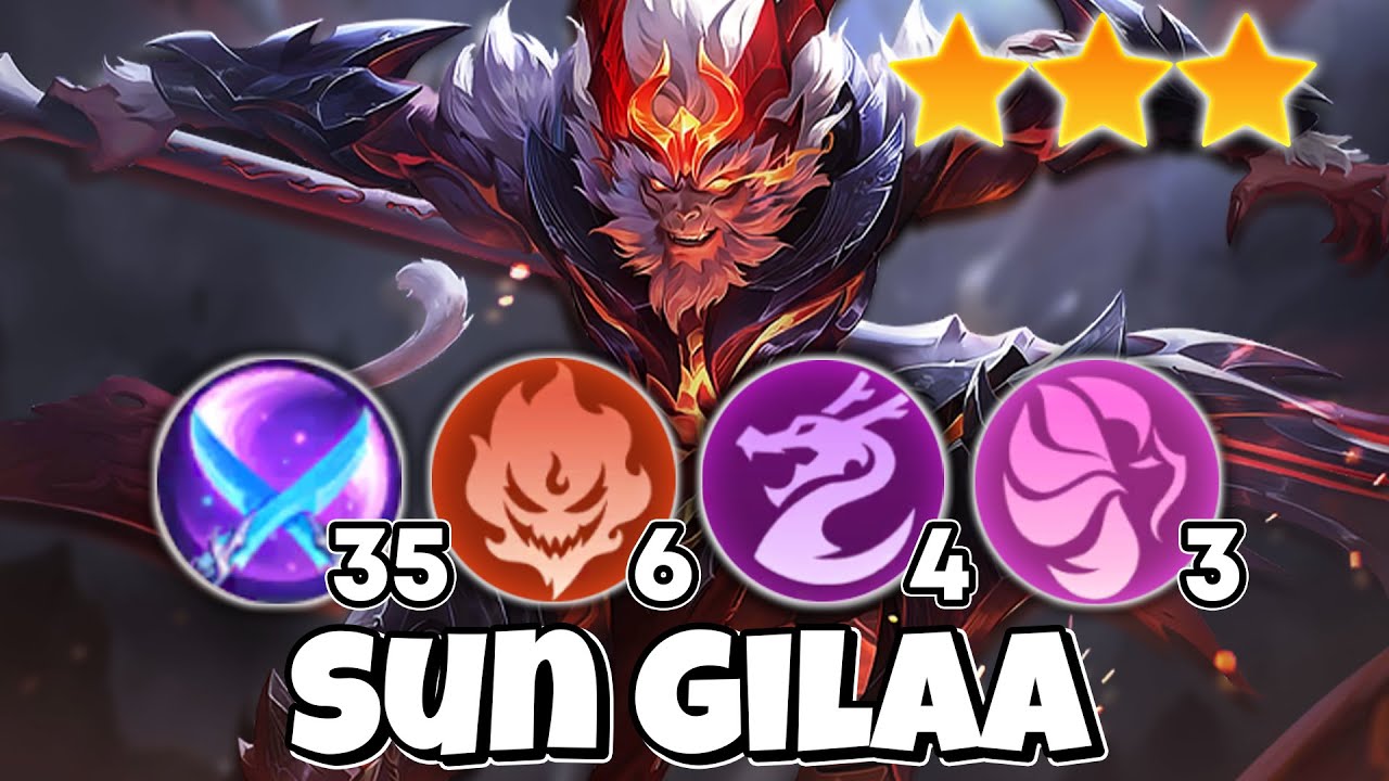 COMBO GILA!! SUN EMBERLORD + KARINA 35 STACK + FAEBORN!! MAGIC CHESS GO GO