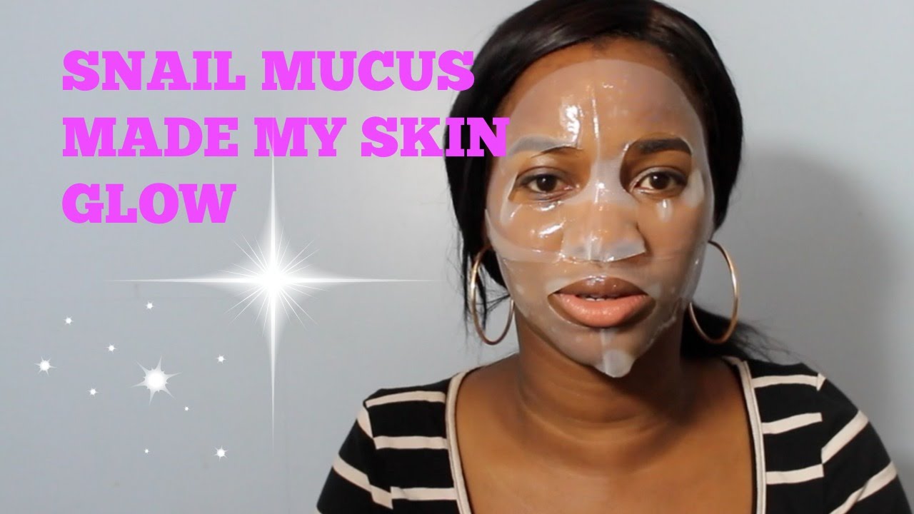 Weird Korean Beauty Face Mask SNAIL SLIME ON MY FACE ! YouTube