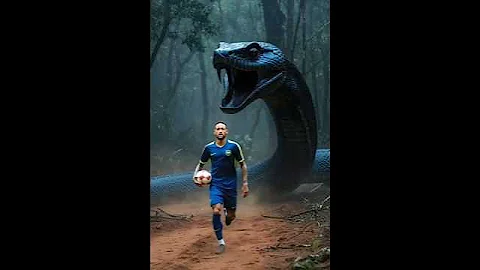 Messi neymar mbappe snake vs ronaldo's snake #messi #neymar #ronaldo