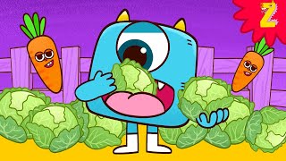 Vegetable Song Cabbage, Carrot, Broccoli Learn English Words Video For Kids And Toddlers