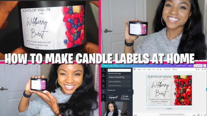 Tips On How I Print Professional Candle Labels At Home For My