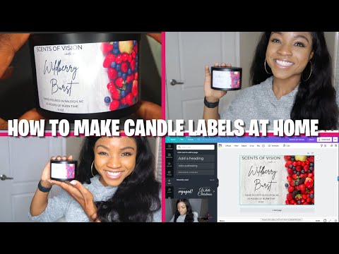 Updated* How I Design & Print My Candle Labels