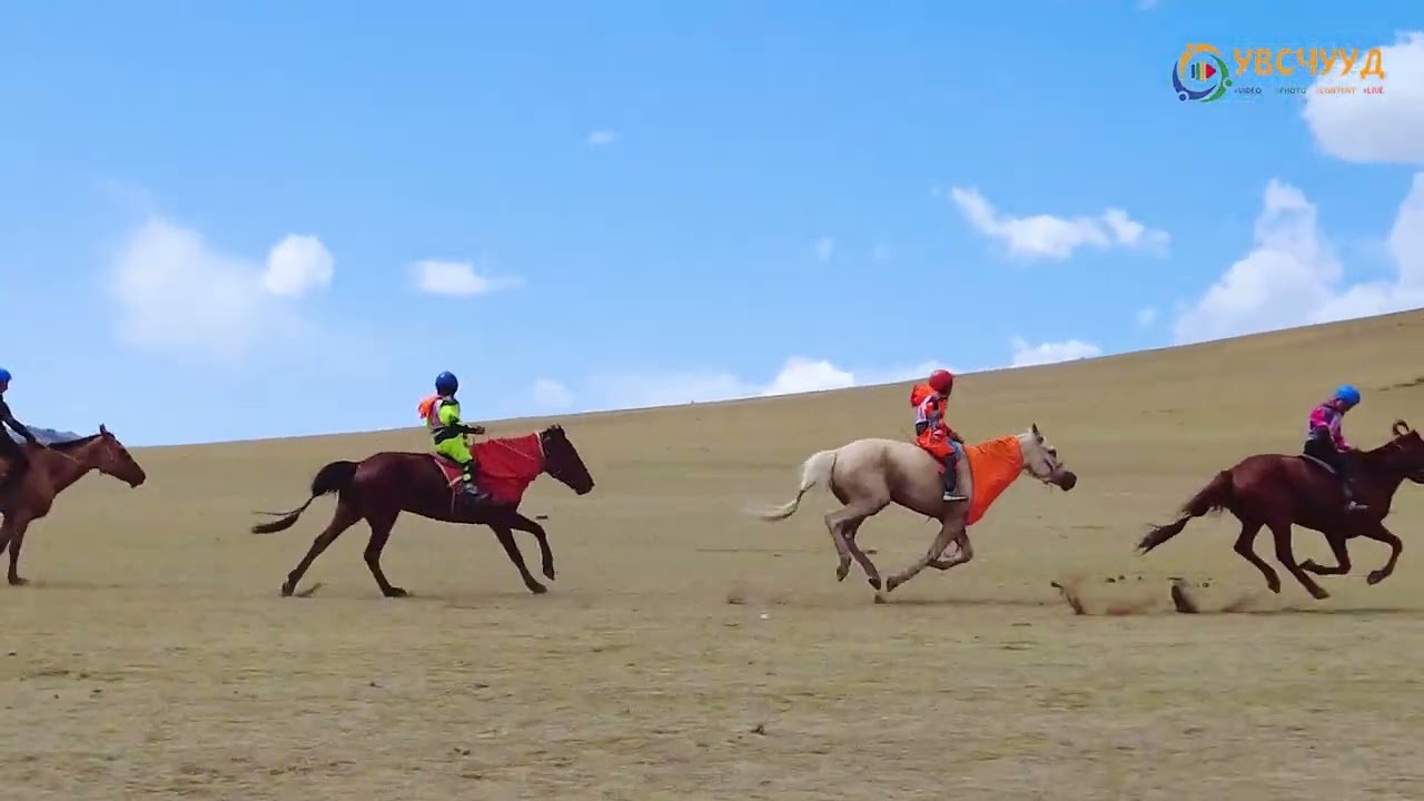 Их насны уралдаан бүтнээр / 92 их морь мордов /  Цагаанхайрхан сумын 100 жил