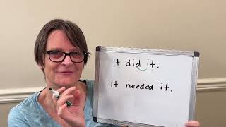 Linking T and D in Fluent English It did it It Needed It It Edited It