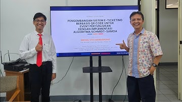 TA mhs Prodi STI ITB: Sistem e-ticketing berbasis QR code dgn implementasi algoritma Schmidt-Samoa