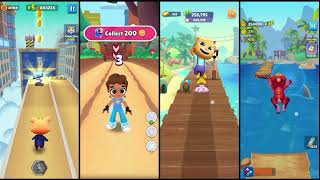 cat runner 🆚 kooplay run 🆚 talking tom time rush 🆚 Subway princess runner gameplay  screenshot 5