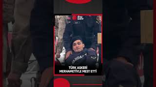 Sivas'ta jandarmanın kalpleri eriten o vefası...Türk askeri merhametin kendisidir.