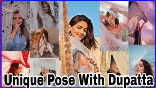 Unique Pose With Dupatta// Dupatta Photo pose #dupattapose #posewithdupatta #kalpanaediting screenshot 5