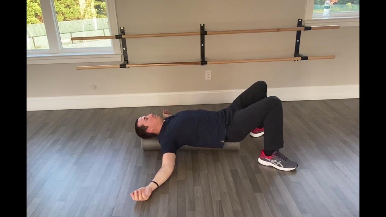 Pec Stretch on Foam Roller YouTube