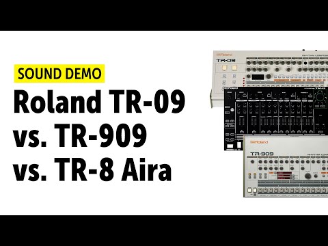 Roland TR-09 vs. TR-909