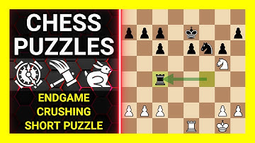 Chess Puzzles to Practice. Themes: Endgame, Crushing, Short puzzle. Learn Chess