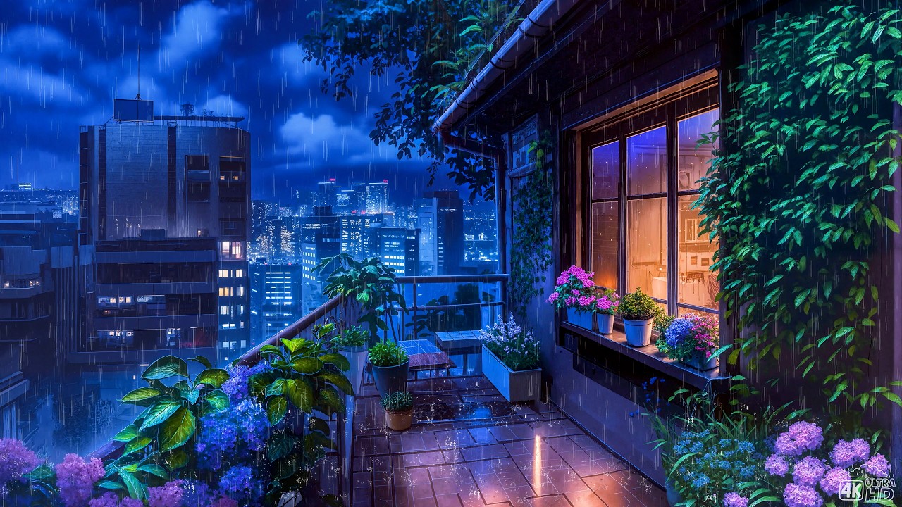 RAINING IN JAPAN ☔ Calming Lofi Rain With Pluviophile Lofi 🌧️ Chill Beats For Focus, Study & Sleep