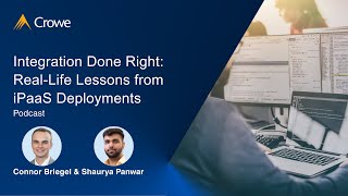 Integration Done Right: Real-Life Lessons from iPaaS Deployments