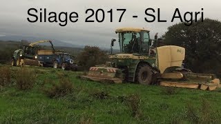 Silage 2017 - SL Agri - Tractors in mud