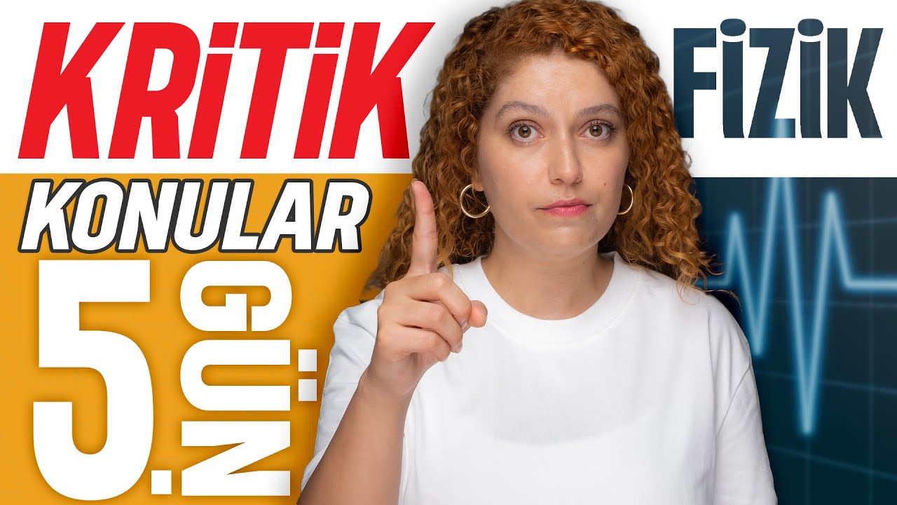 TYT Fizik kritik konular kampı | 2026 - 2027 | 12 GÜNDE (GÜN-5 İş- Güç- Enerji Konu Anlatım)