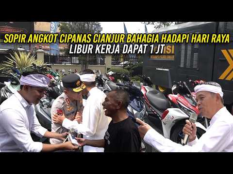 SOPIR ANGKOT CIPANAS CIANJUR BAHAGIA HADAPI HARI RAYA | LIBUR KERJA DAPAT 1 JT
