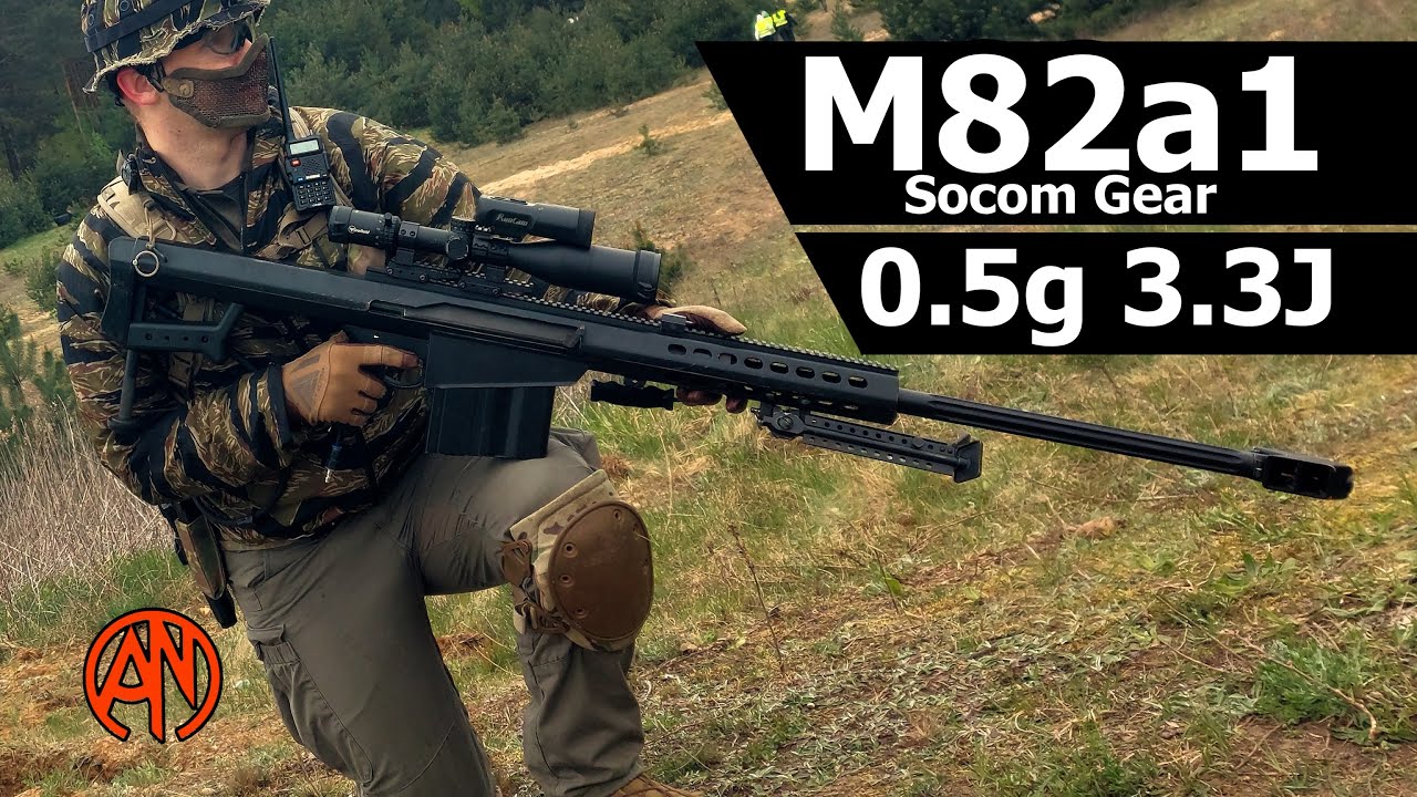 M82a1 3.3J 0.50g BB's Airsoft Gameplay - YouTube