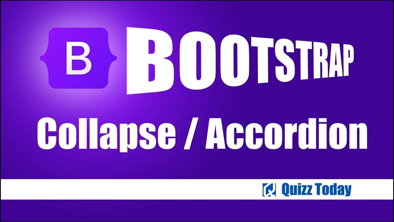 Bootstrap 5 Collapse or Accordion YouTube