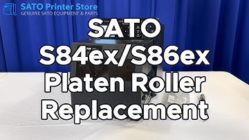 SATO S84-ex/S86-ex Platen Roller Replacement