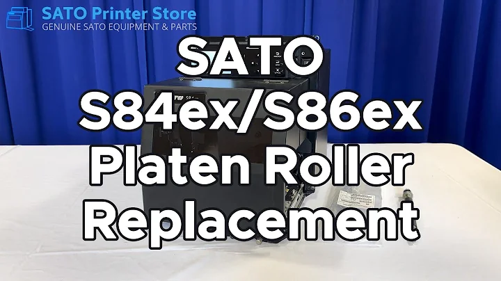 SATO S84-ex/S86-ex Platen Roller Replacement