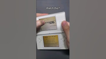 MOVING Dead Pixels on a DS Lite Screen #shorts #nintendo #ds #pokemon #restoration