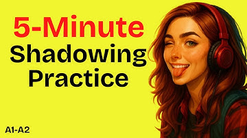 Improve English Speaking in 5 Minutes | Daily Shadowing Practice | Easy Sentences A1-A2