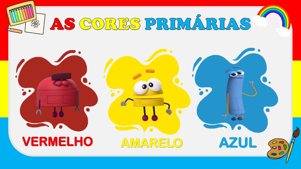 Vídeo Educativo - Cores Primárias