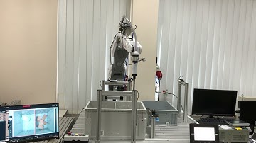 Segmentation unknown Picking (Tote Division) by Nachi Robot and 3D Vision