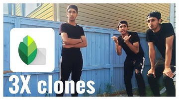 How to Clone Yourself in a Picture using your Phone| Snapseed Tutorial