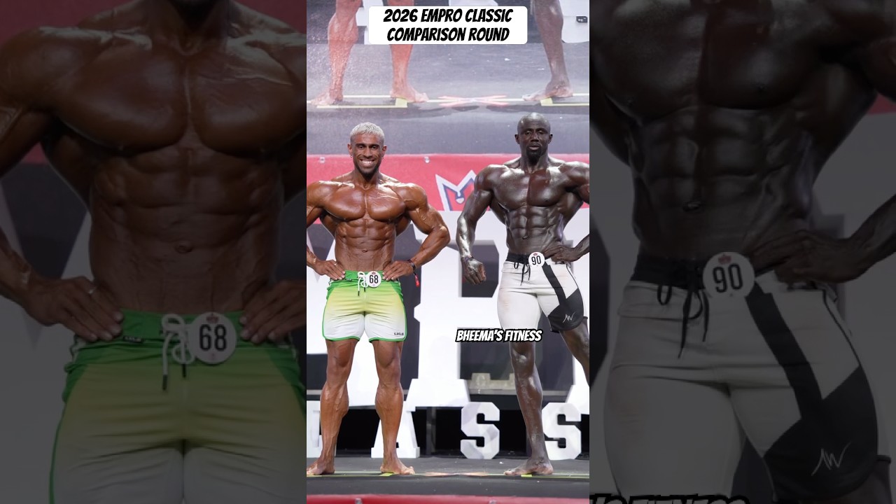 MAURO FIALHO vs SIDY POUYE 🔥 | 2026 EMPRO CLASSIC MEN’S PHYSIQUE FINALS COMPARISON #bodybuilding