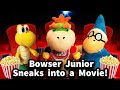 Sml movie bowser junior sneaks into a movie reuploaded