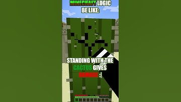 Minecraft Logic Be Like....#shorts