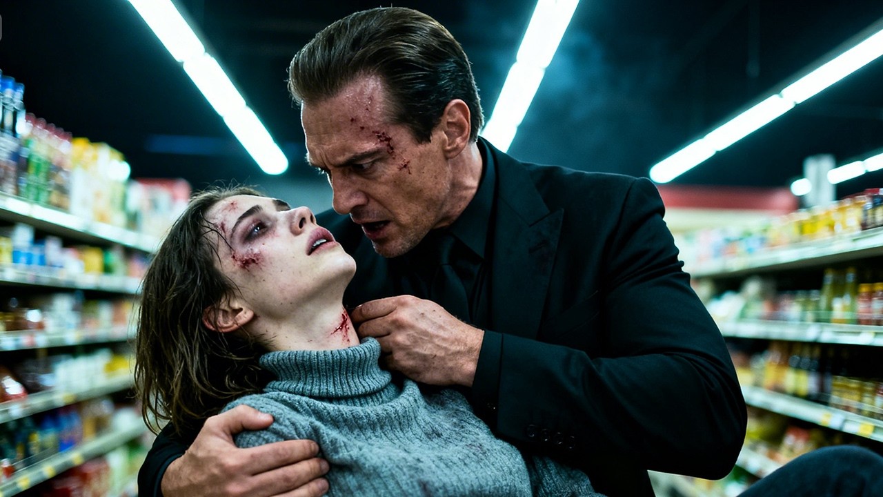 Im SUPERMARKT bricht sie plötzlich zusammen – der MAFIABOSS sieht, was ihr ROLLKRAGEN verbarg