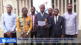 Politique: La ligue des jeunes UDPS met en garde les détracteurs du parti