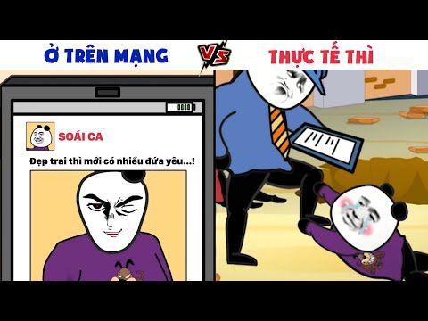 GẤU HÀI HƯỚC: Những Điều Tôi Thể Hiện Trên Mạng Xã Hội Vs. Thực Tế | Cuộc Sống Ký Túc Xá Tập 25