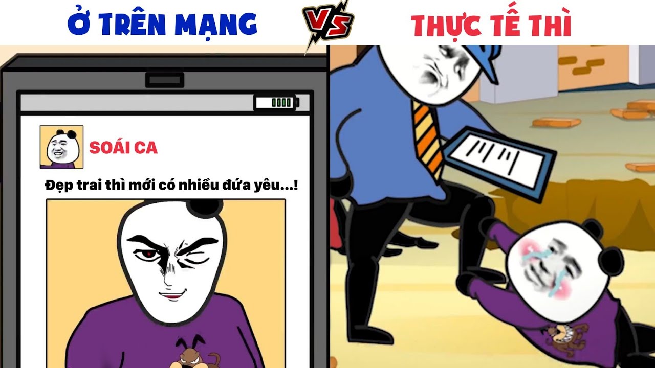 GẤU HÀI HƯỚC: Những Điều Tôi Thể Hiện Trên Mạng Xã Hội Vs. Thực Tế | Cuộc Sống Ký Túc Xá Tập 25