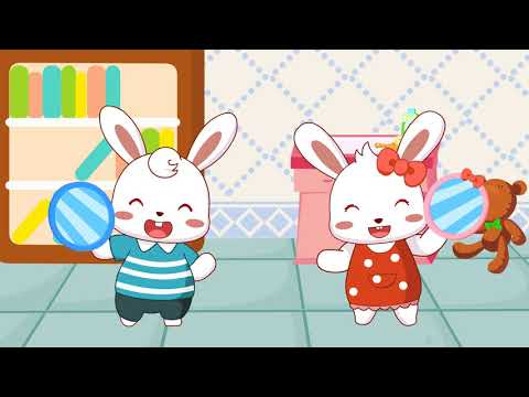 【兔小贝儿歌】689 我的小镜子丨兔小贝Beckybunny ｜儿歌大全｜儿童歌曲｜卡通｜动画｜童谣｜Nursery Rhymes