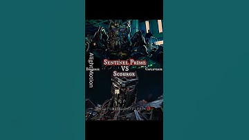 Sentinel Prime vs Scourge #transformers #shorts