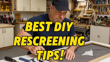 The BEST TIPS to Replace a Torn Screen on a Sliding Screen Door! (DIY Rescreening Made Easy)