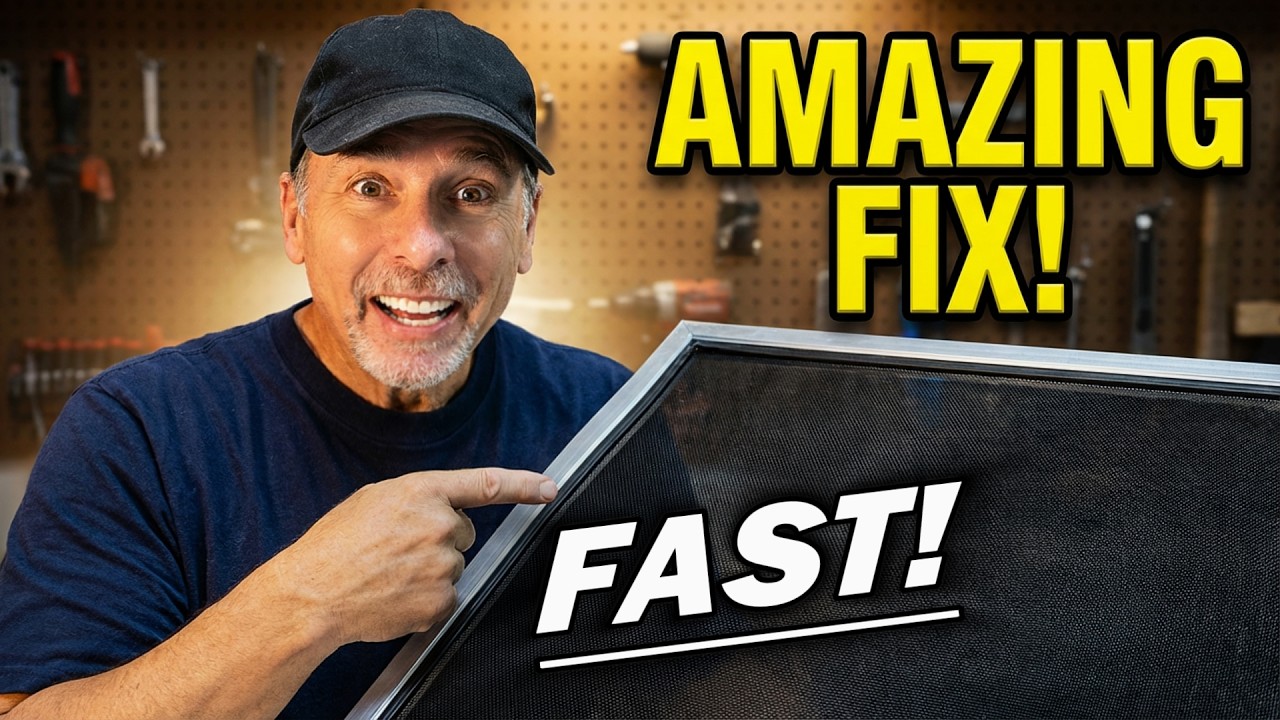 Hand Ripping Screen Ripped Screen? This Will Fix It! - YouTube