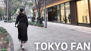 四谷・銀座散歩 |【4K】 Walking Yotsuya and Ginza Tokyo Japan (Jan. 2024)